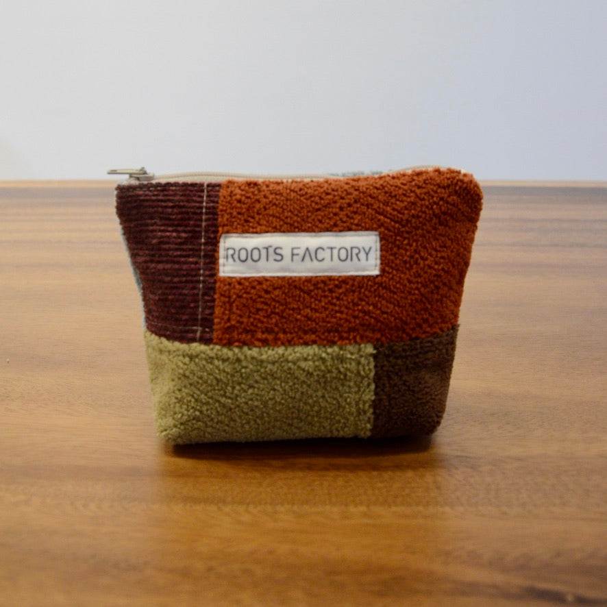 椅子からの贈り物パッチワークポーチ S