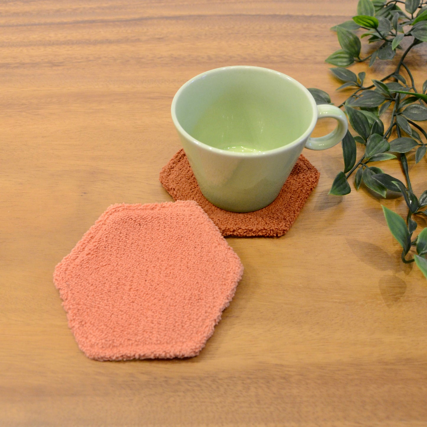 MONPE単色コースター（色違い2枚セット）