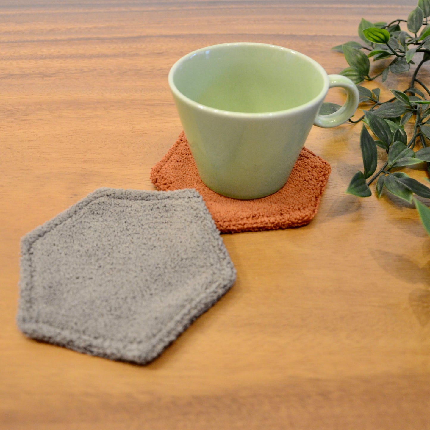 MONPE単色コースター（色違い2枚セット）