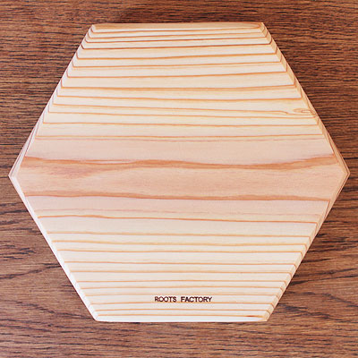六角太郎 六角形のカッティングボード 暮らしを楽しむ木製プレートトレイ